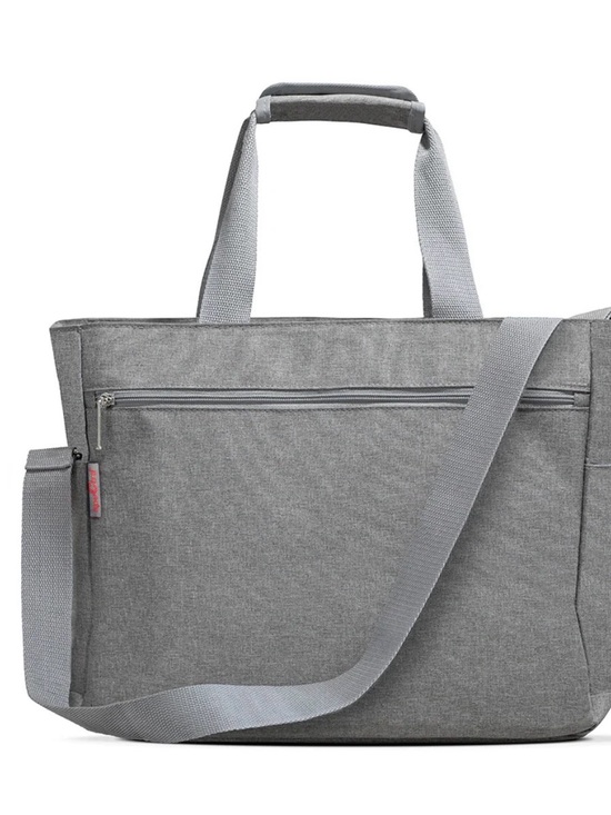 Spectra Handbags - Spectra All-in-One Pump & Accessories Carrying Tote Bag Baby Diaper Bag Gray